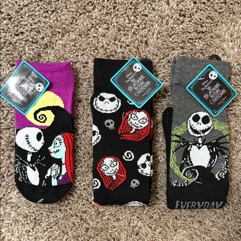 The Nightmare Before Christmas Socks